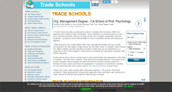 Desktop Screenshot of abouttradeschools.com